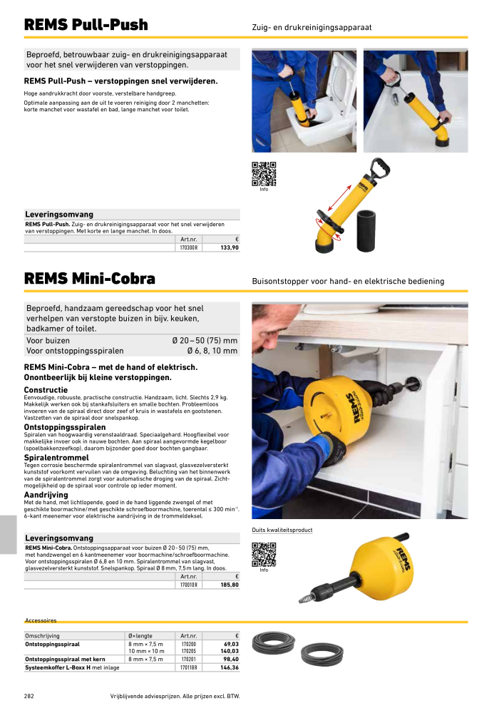 REMS Hoofdcatalogus Buisverwerking NR.: 20322 - Pagina 282