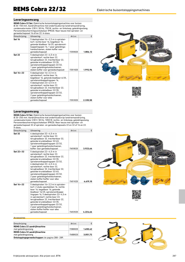 REMS Hoofdcatalogus Buisverwerking NR.: 20322 - Seite 287