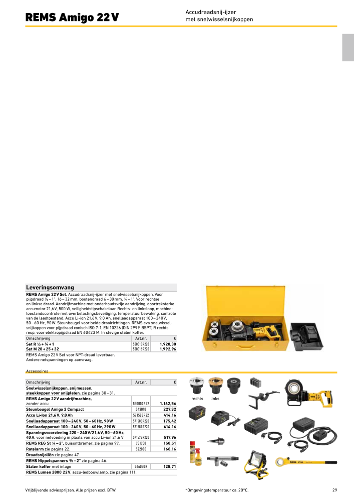 REMS Hoofdcatalogus Buisverwerking NR.: 20322 - Seite 29