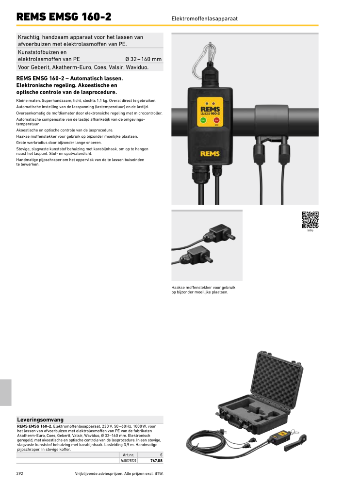 REMS Hoofdcatalogus Buisverwerking NR.: 20322 - Seite 292