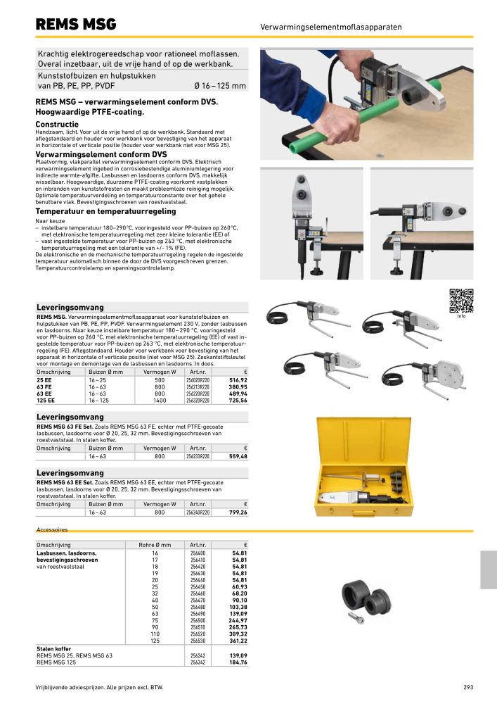 REMS Hoofdcatalogus Buisverwerking NR.: 20322 - Seite 293