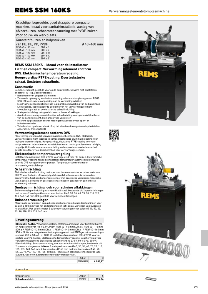 REMS Hoofdcatalogus Buisverwerking NR.: 20322 - Seite 295