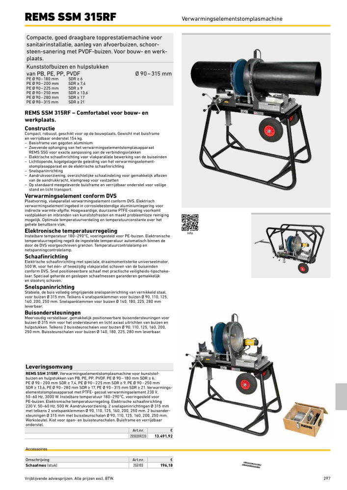 REMS Hoofdcatalogus Buisverwerking NR.: 20322 - Pagina 297