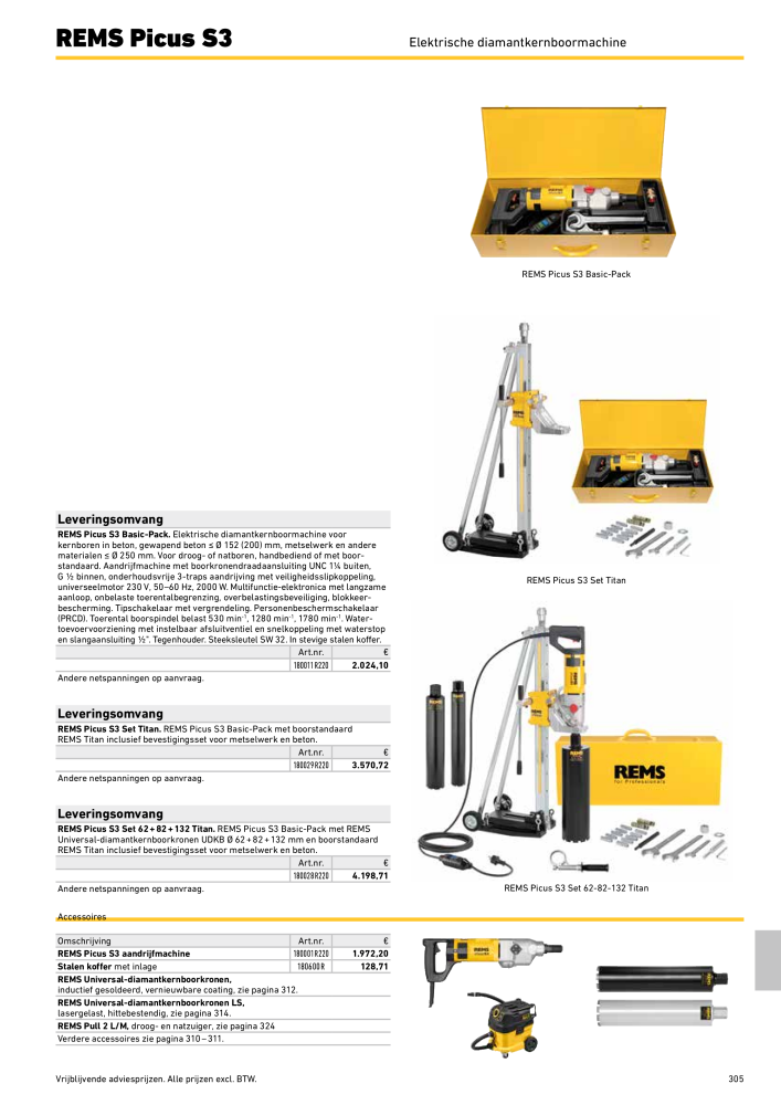 REMS Hoofdcatalogus Buisverwerking NR.: 20322 - Seite 305