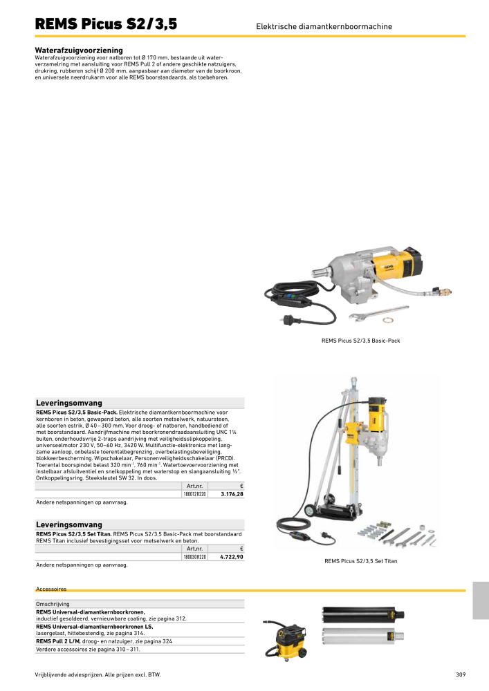 REMS Hoofdcatalogus Buisverwerking NR.: 20322 - Seite 309