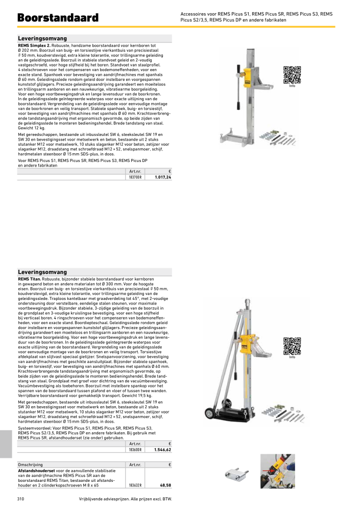 REMS Hoofdcatalogus Buisverwerking NR.: 20322 - Seite 310