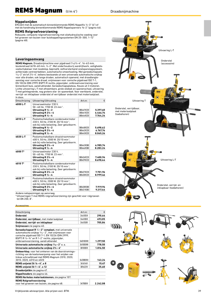 REMS Hoofdcatalogus Buisverwerking NR.: 20322 - Pagina 39