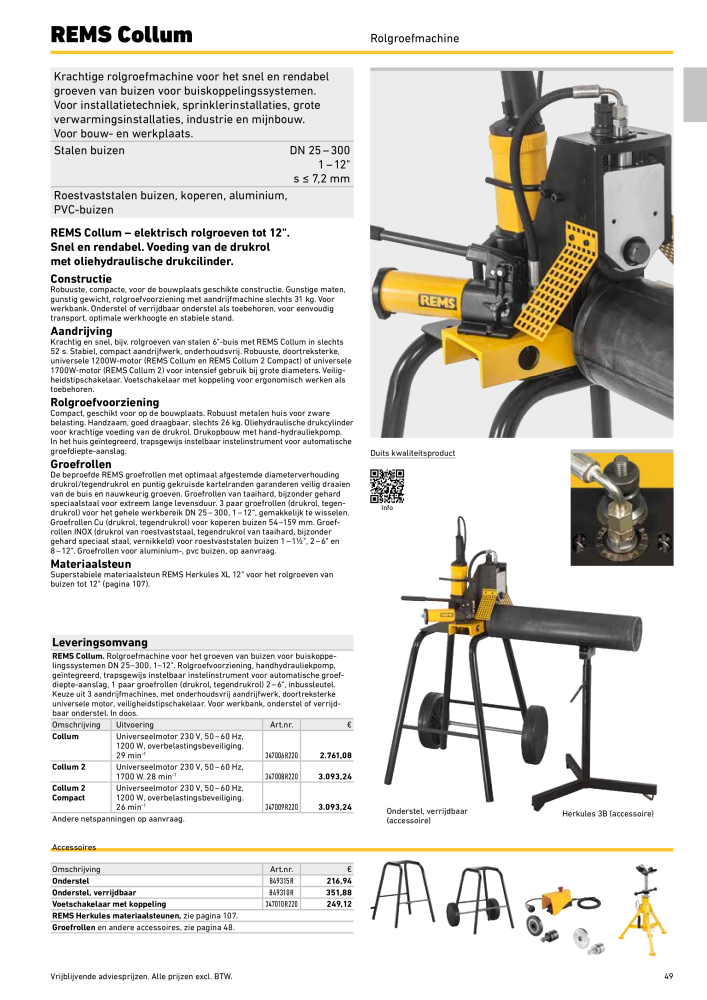 REMS Hoofdcatalogus Buisverwerking NR.: 20322 - Seite 49