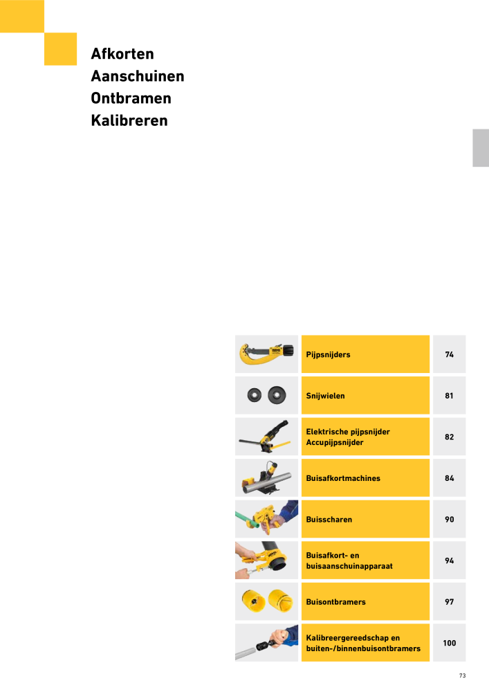 REMS Hoofdcatalogus Buisverwerking NR.: 20322 - Pagina 73