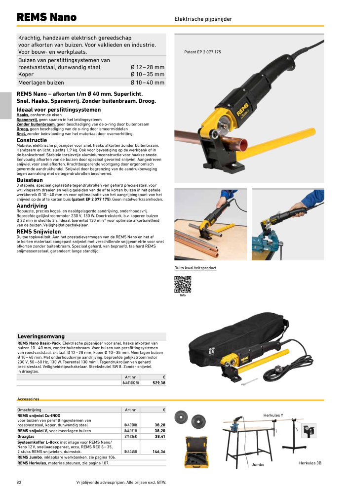 REMS Hoofdcatalogus Buisverwerking NR.: 20322 - Seite 82