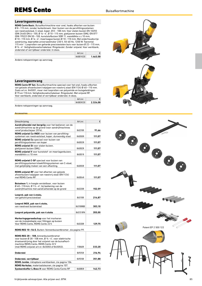 REMS Hoofdcatalogus Buisverwerking NR.: 20322 - Seite 85