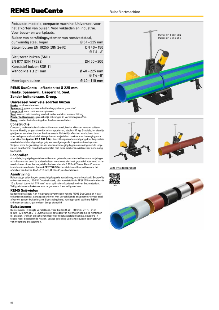 REMS Hoofdcatalogus Buisverwerking NR.: 20322 - Pagina 88