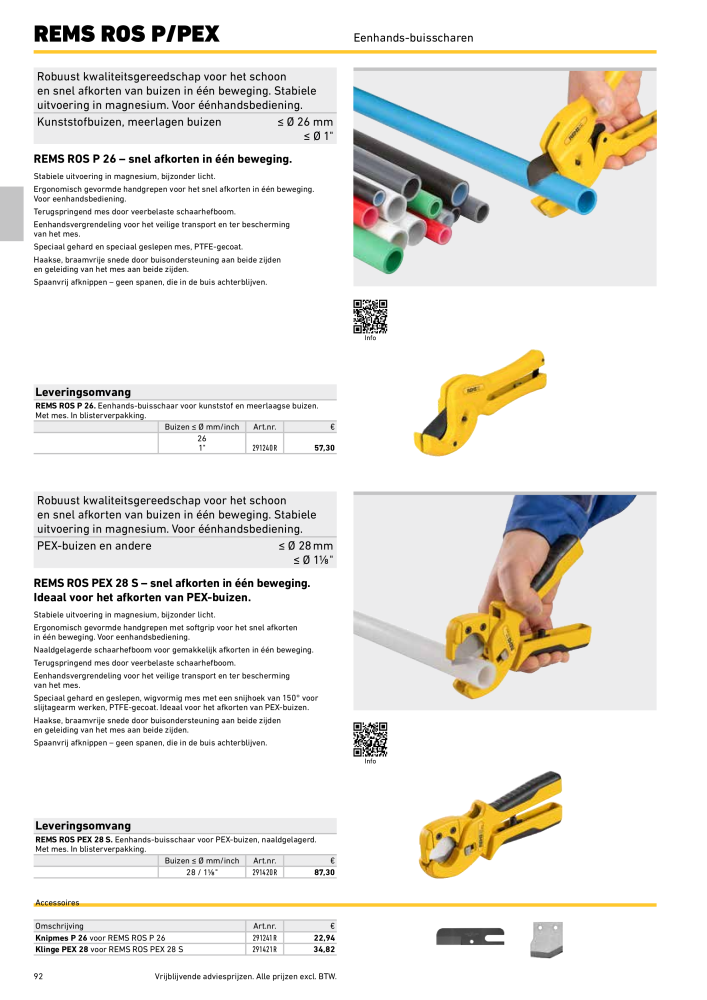 REMS Hoofdcatalogus Buisverwerking Č. 20322 - Strana 92