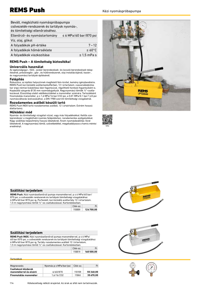 REMS Főkatalógus csőfeldolgozás NR.: 20324 - Pagina 114