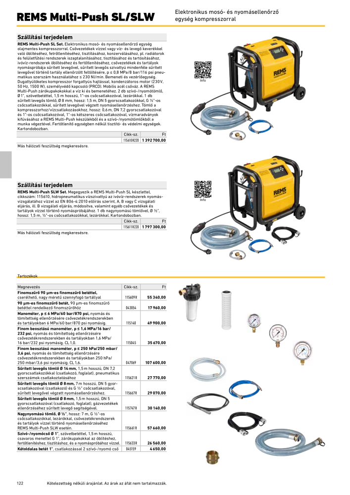 REMS Főkatalógus csőfeldolgozás NR.: 20324 - Pagina 122