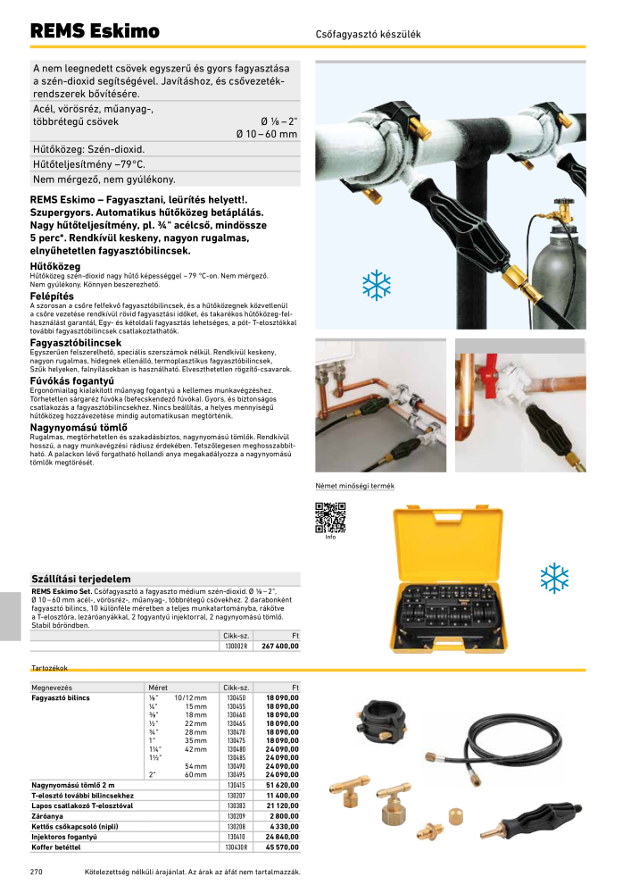 REMS Főkatalógus csőfeldolgozás NR.: 20324 - Seite 270