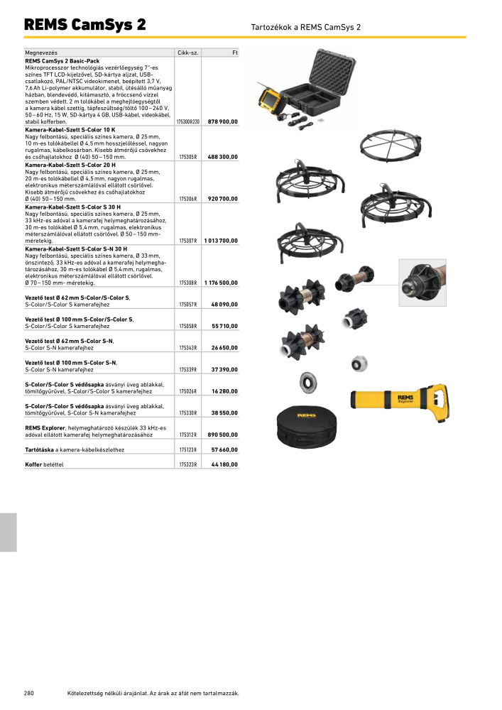REMS Főkatalógus csőfeldolgozás NR.: 20324 - Pagina 280