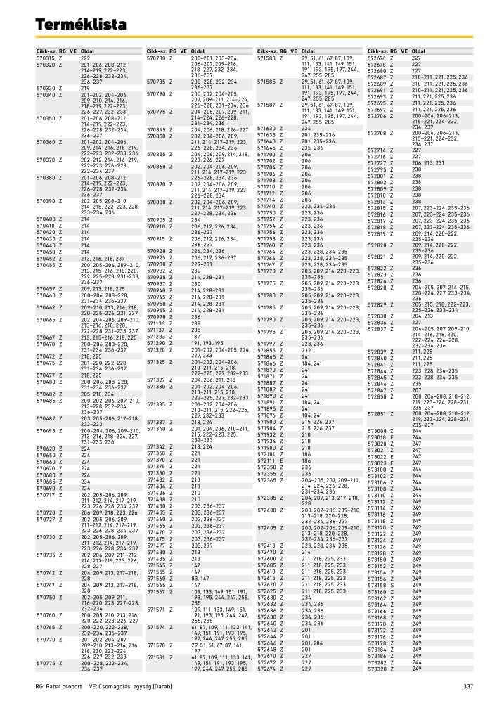 REMS Főkatalógus csőfeldolgozás Č. 20324 - Strana 337