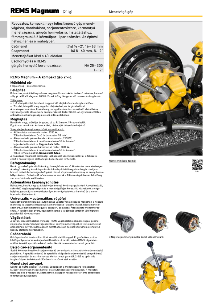 REMS Főkatalógus csőfeldolgozás NR.: 20324 - Seite 34