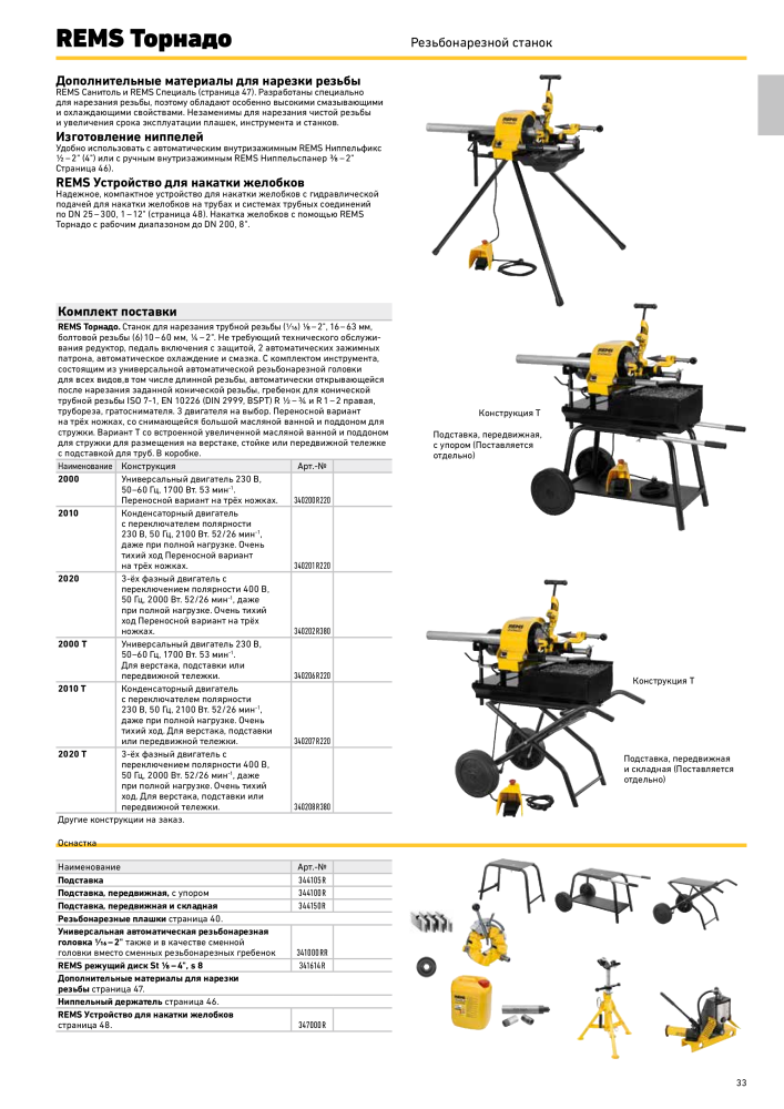 REMS Обробка труб головного каталогу NEJ.: 20327 - Sida 33