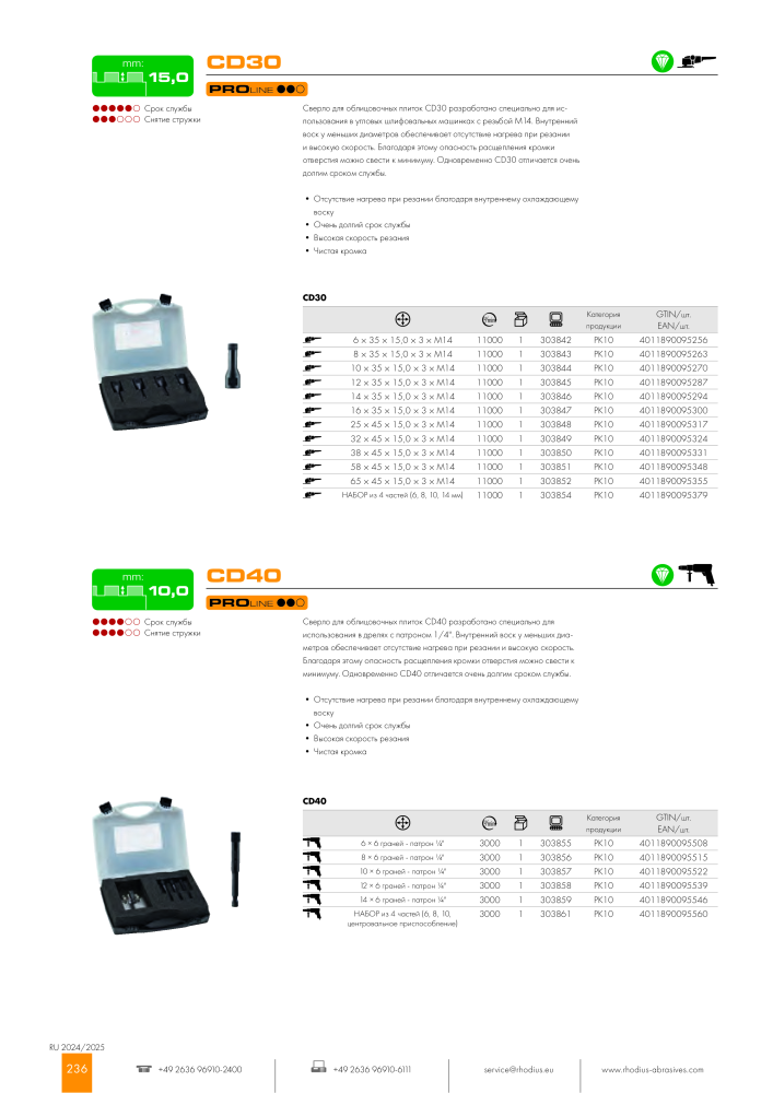 RHODIUS головний каталог Nº: 20333 - Página 236