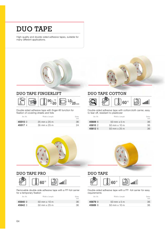 Schuller Eh klar Duo Tape 50mmx5m doppels. Klebeband mit Folienträger 45679