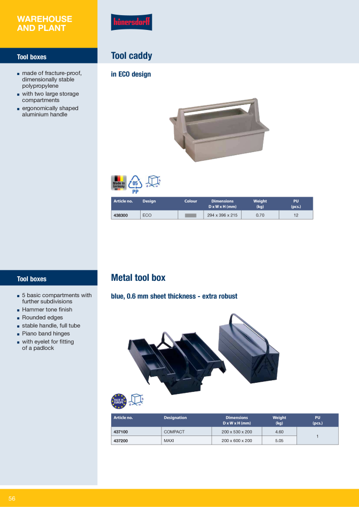 Hünersdorff main catalogue NR.: 20343 - Side 56