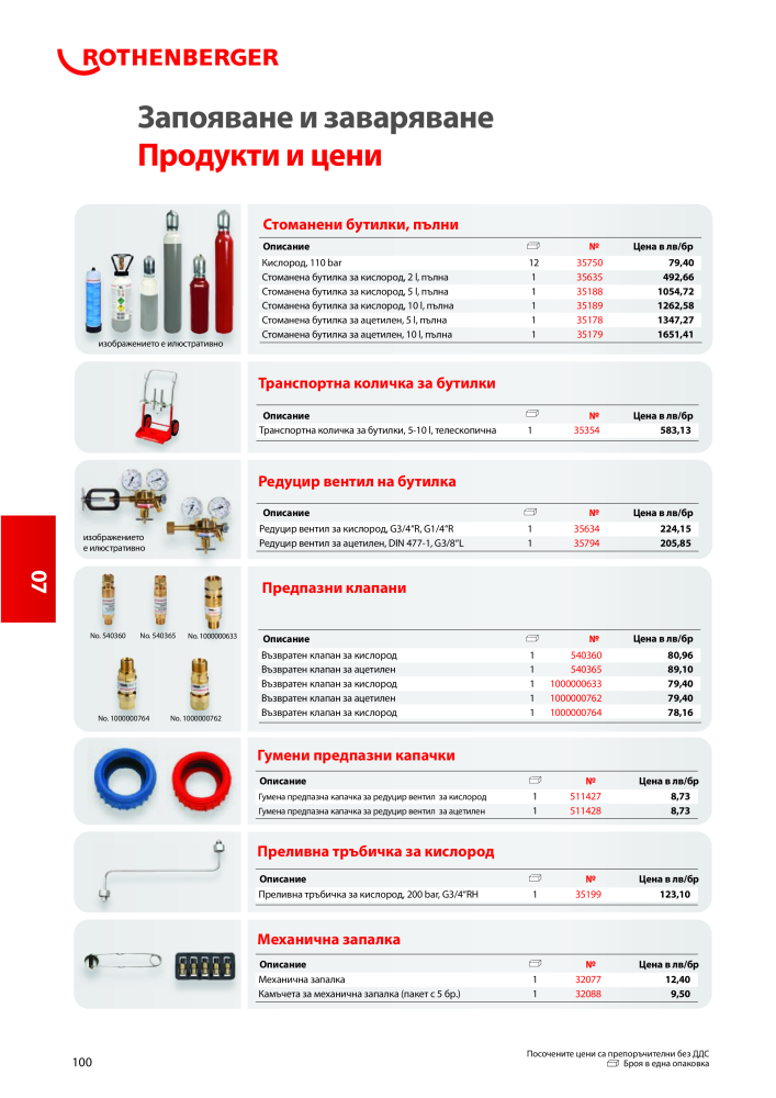 Rothenberger Основен каталог NR.: 20355 - Seite 100