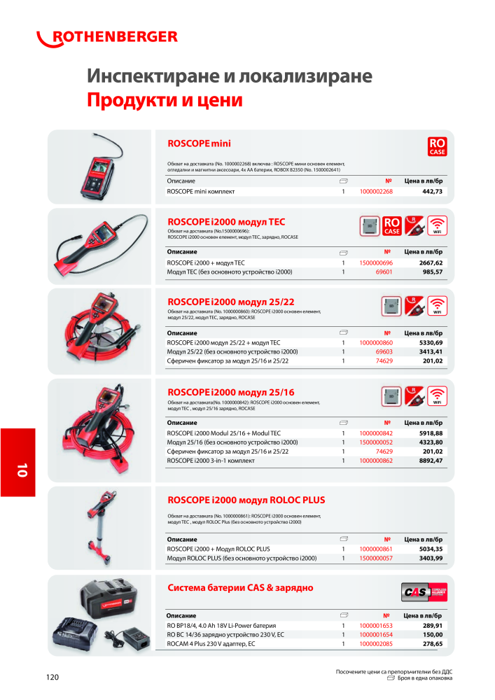 Rothenberger Основен каталог Č. 20355 - Strana 120