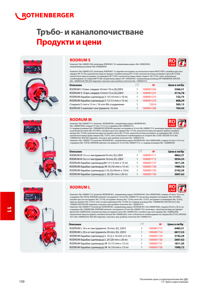 Rothenberger Основен каталог Č. 20355 - Strana 130