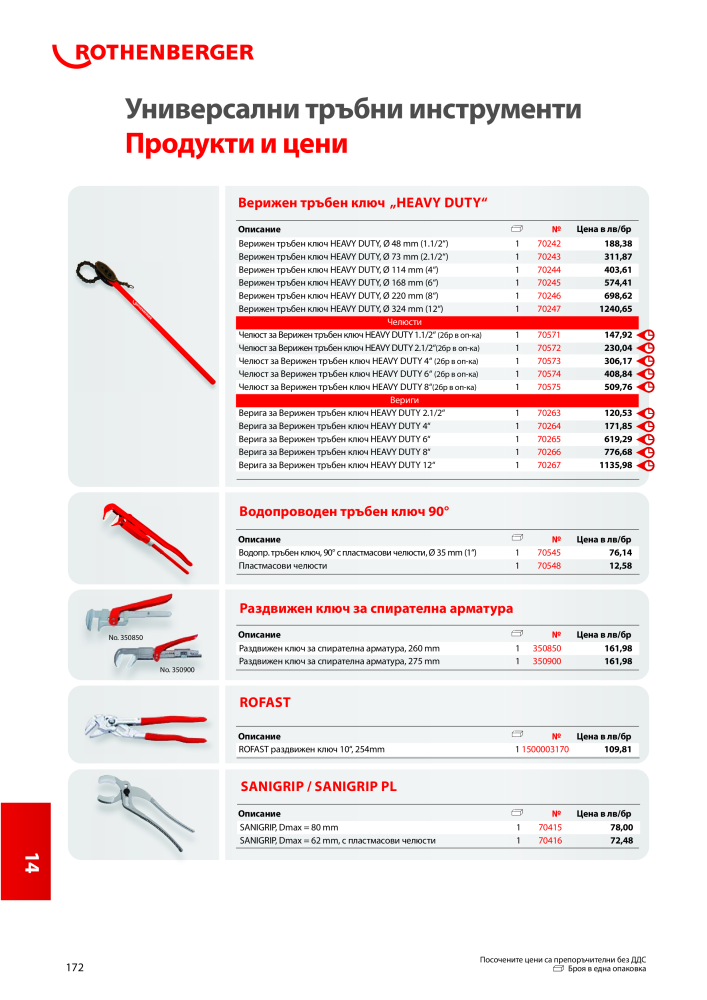 Rothenberger Основен каталог Č. 20355 - Strana 172