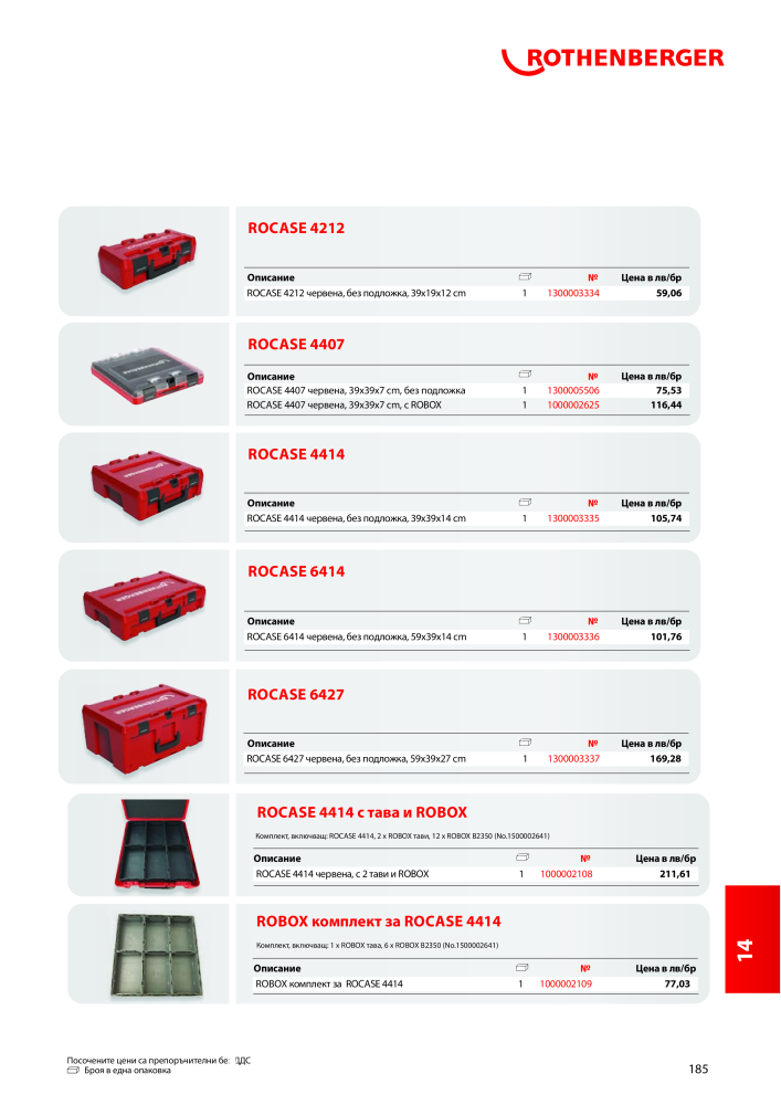 Rothenberger Основен каталог Č. 20355 - Strana 185