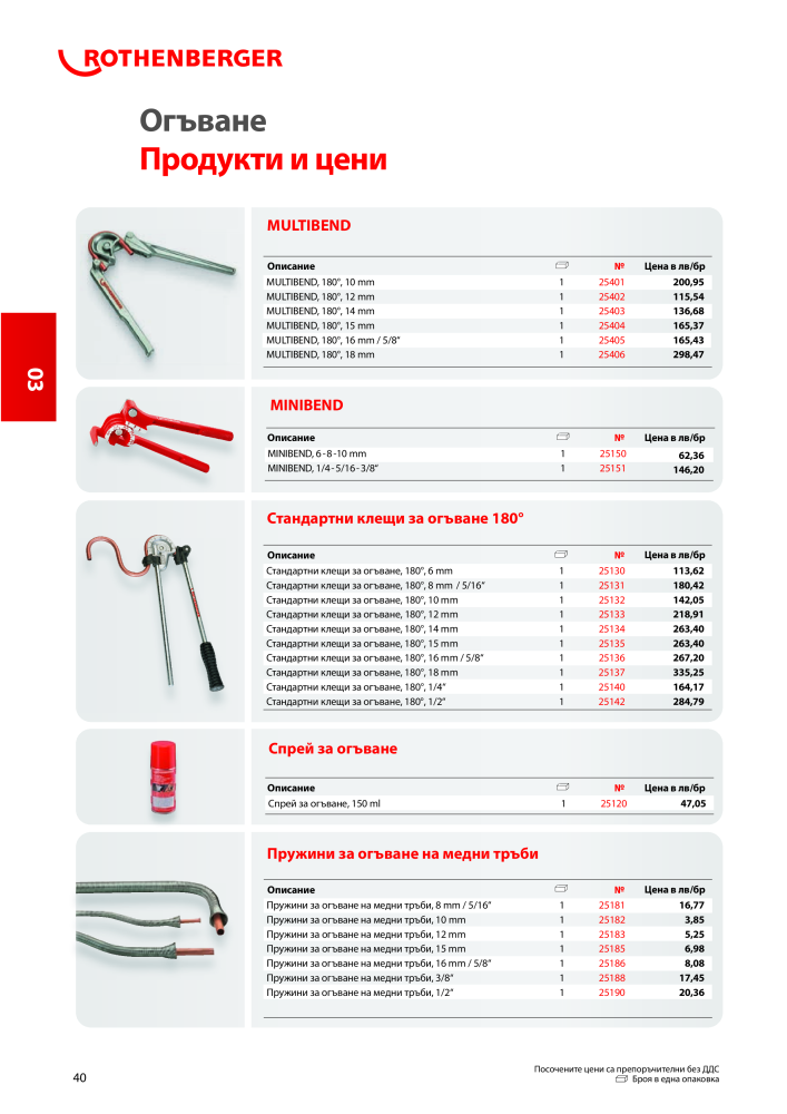 Rothenberger Основен каталог n.: 20355 - Pagina 40