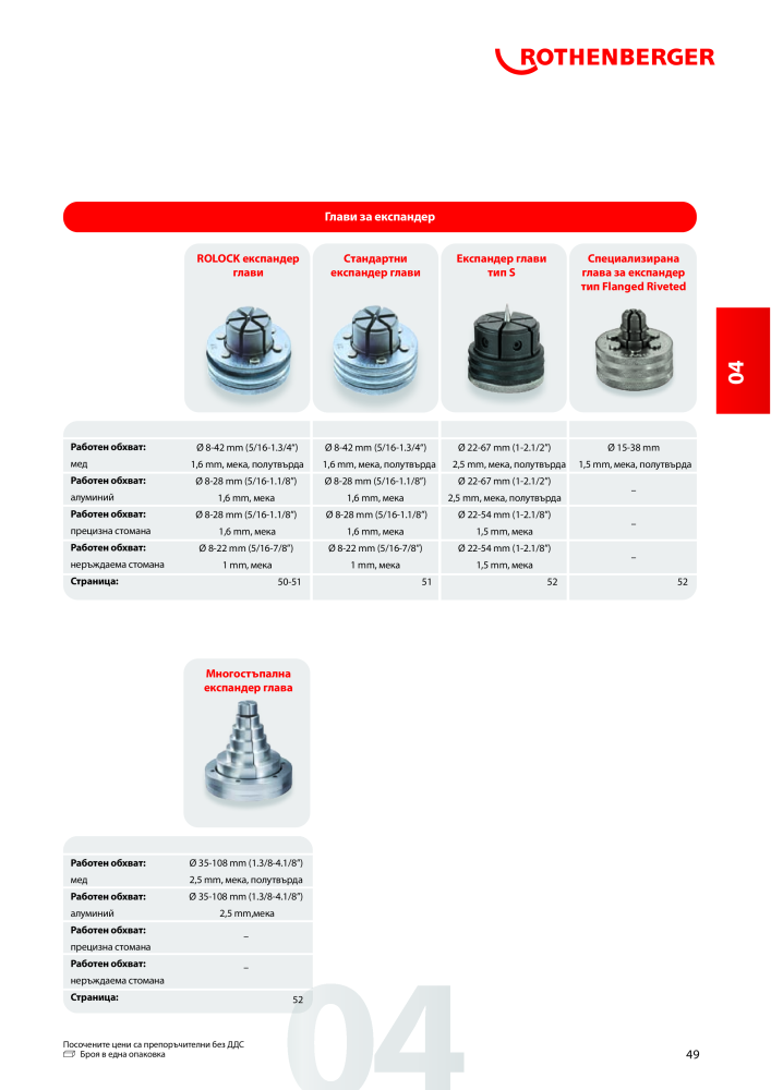 Rothenberger Основен каталог Č. 20355 - Strana 49