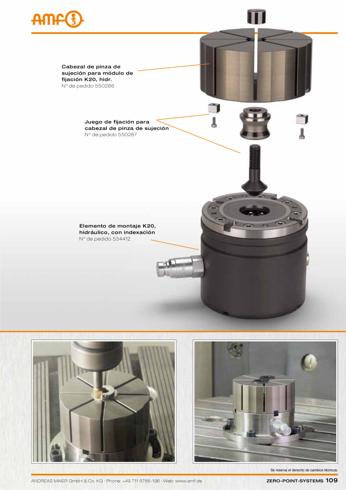 Catálogo AMF SISTEMAS PUNTO CERO NR.: 20365 - Seite 109