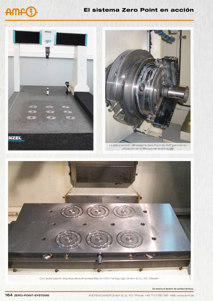 Catálogo AMF SISTEMAS PUNTO CERO Nº: 20365 - Página 164