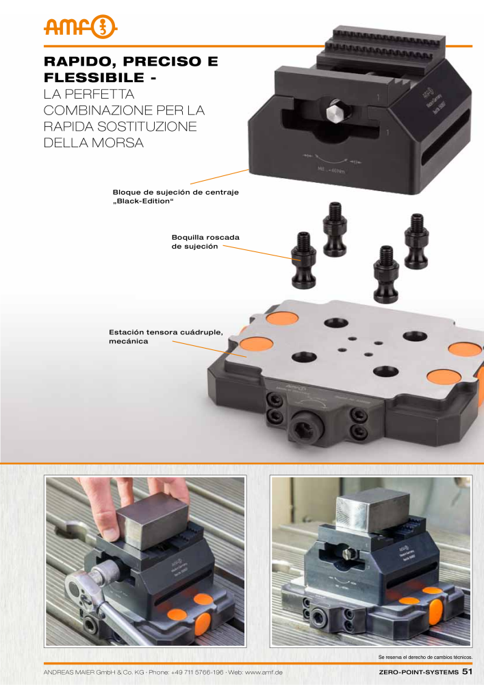 Catálogo AMF SISTEMAS PUNTO CERO Nº: 20365 - Página 51
