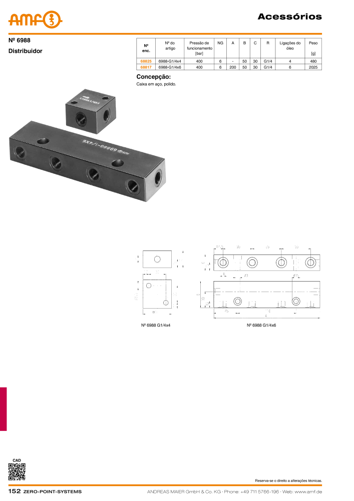 Catálogo AMF SISTEMAS DE PONTO ZERO NR.: 20366 - Seite 152