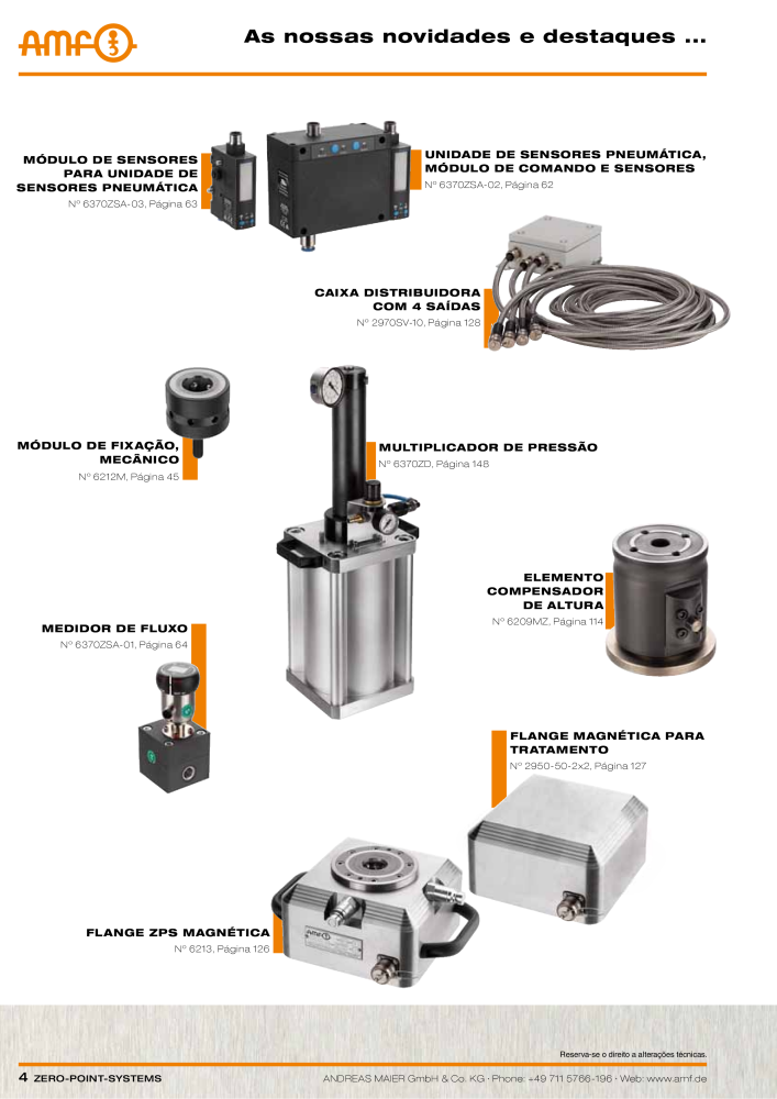 Catálogo AMF SISTEMAS DE PONTO ZERO Nº: 20366 - Página 4
