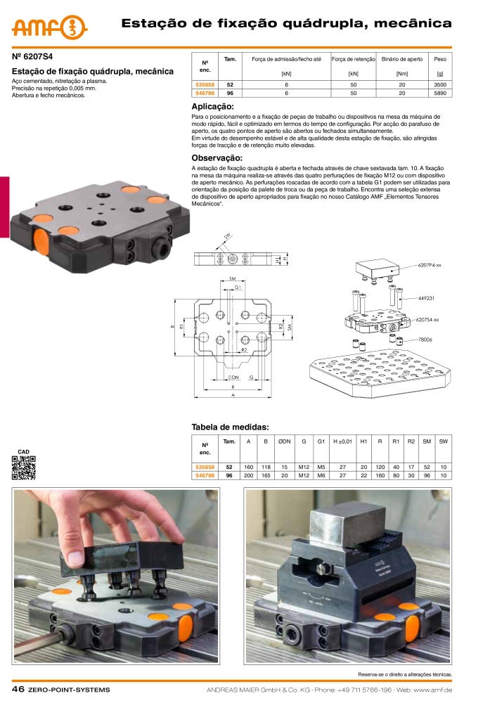 Catálogo AMF SISTEMAS DE PONTO ZERO NO.: 20366 - Page 46