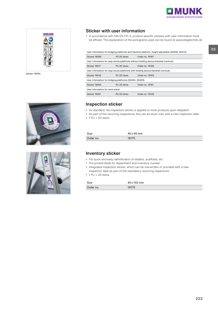 MUNK - Access Solutions 2023 Nb. : 20368 - Page 223