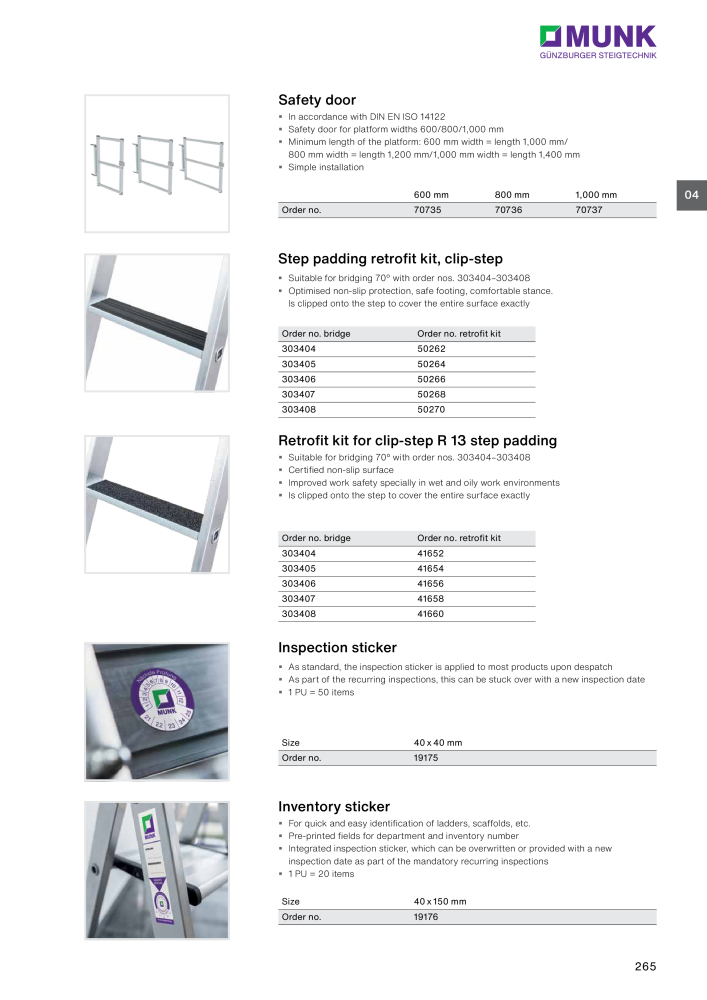 MUNK - Access Solutions 2023 NR.: 20368 - Seite 265