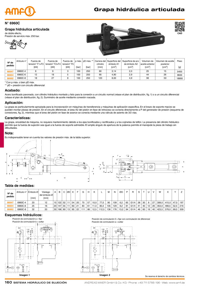 Catálogo AMF tecnología de sujeción hidráulica NR.: 20372 - Seite 160