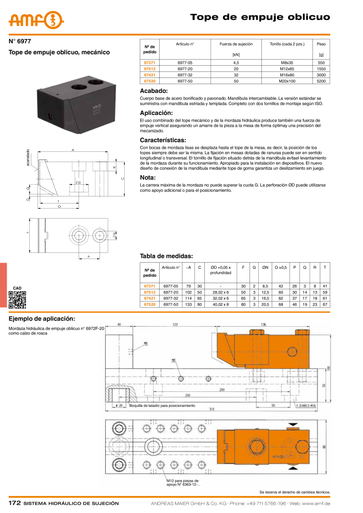 Catálogo AMF tecnología de sujeción hidráulica NR.: 20372 - Seite 172