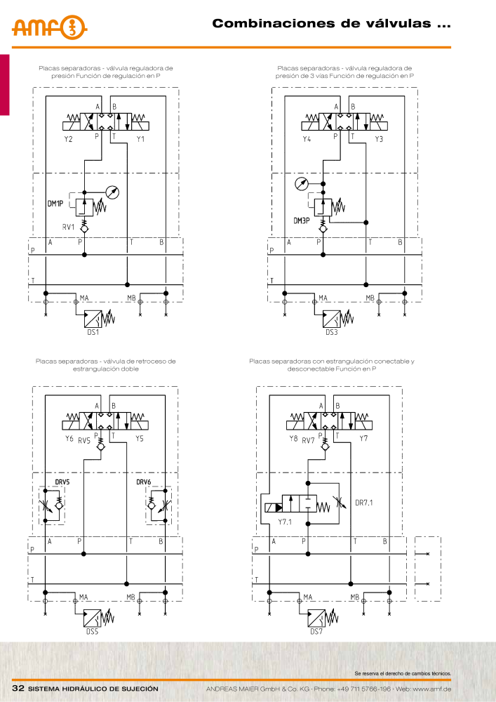 Catálogo AMF tecnología de sujeción hidráulica NR.: 20372 - Seite 32