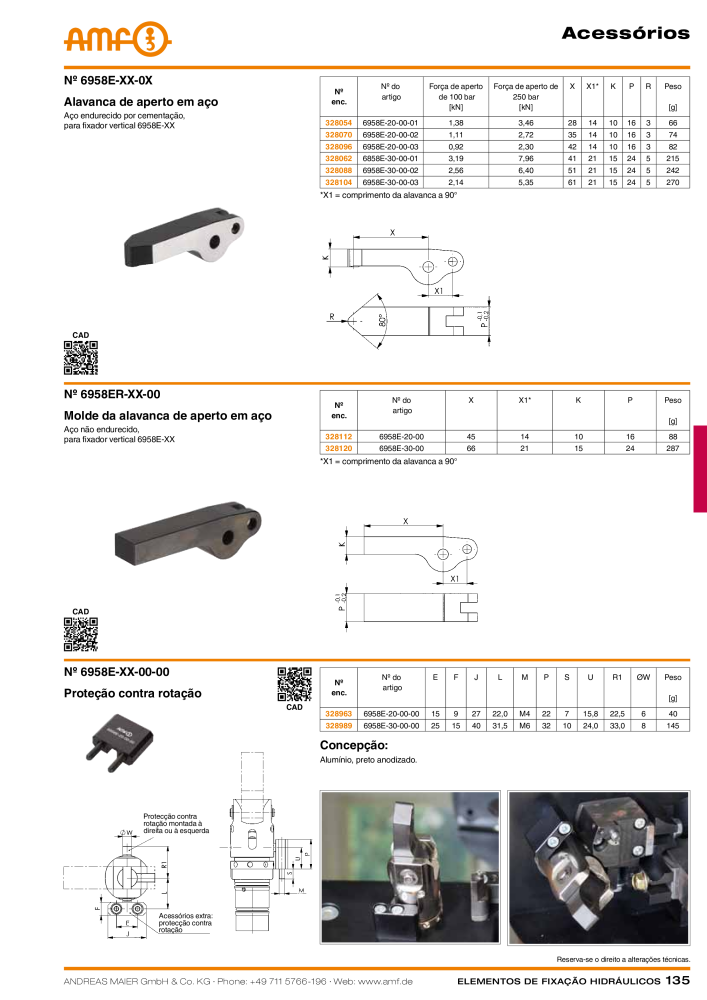 Tecnologia de fixação hidráulica do catálogo AMF NR.: 20373 - Seite 135