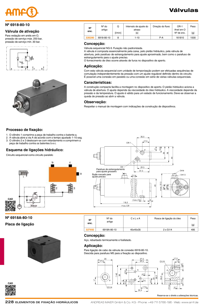 Tecnologia de fixação hidráulica do catálogo AMF NR.: 20373 - Seite 228