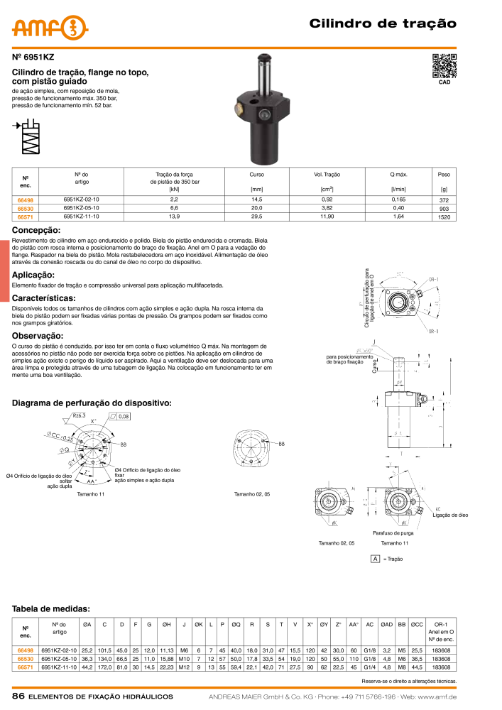 Tecnologia de fixação hidráulica do catálogo AMF Nb. : 20373 - Page 86
