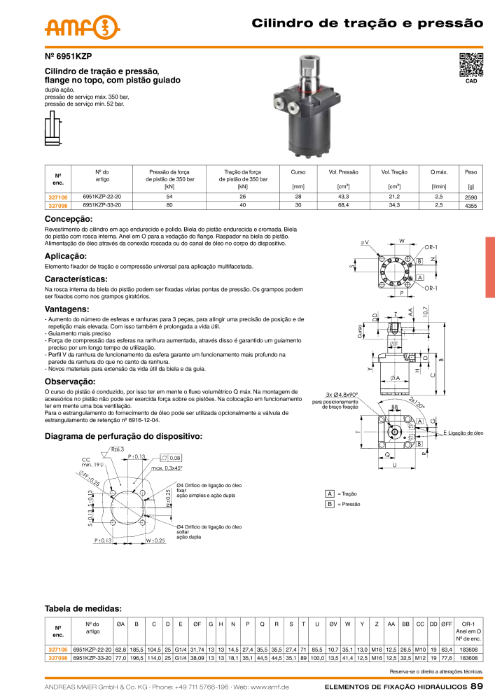 Tecnologia de fixação hidráulica do catálogo AMF Nb. : 20373 - Page 89