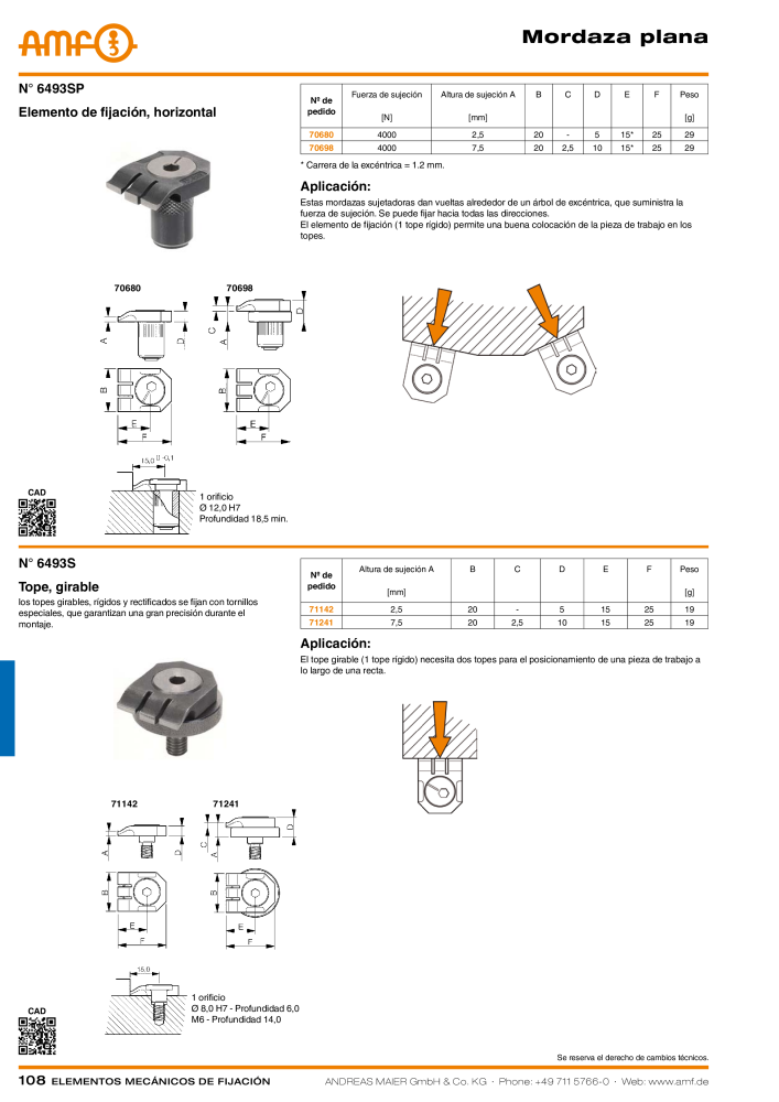 Catálogo AMF ELEMENTOS DE FIXAÇÃO MECÂNICA NO.: 20379 - Page 108